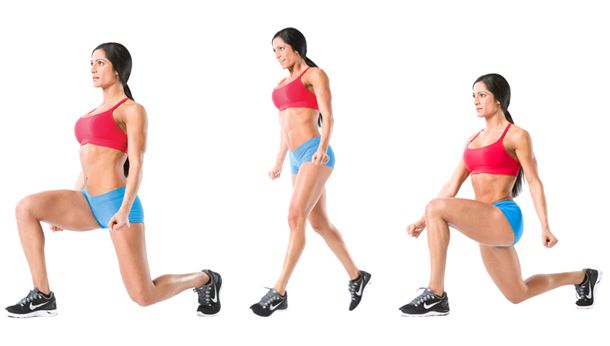 Các bước thực hiện tư thế Lunge