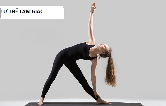 Thực hành tư thế tam giác Yoga