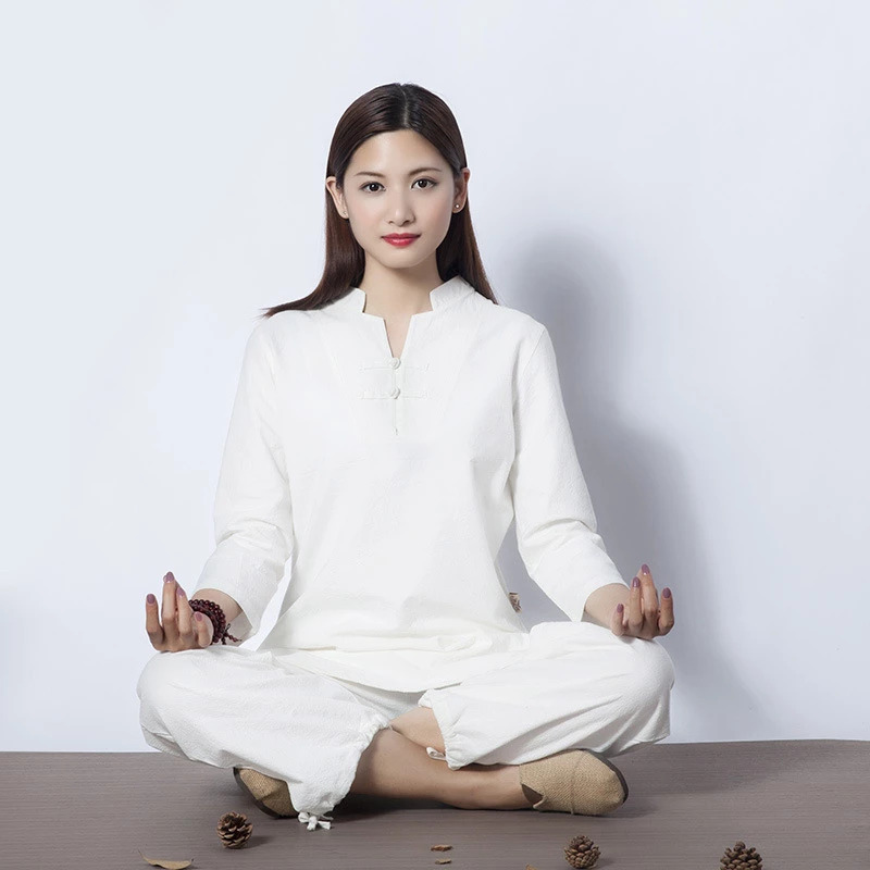 Trang phục Yoga làm từ sợi bông ( cotton )